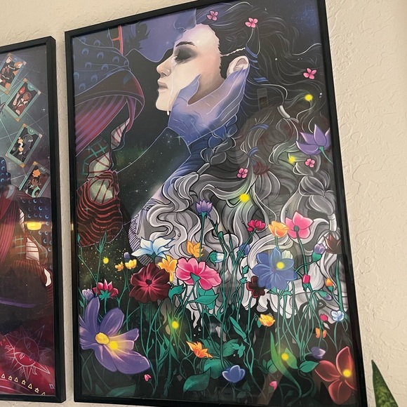 Critical Role CR C3 Mighty Nein Yasha & Mollymauk Framed Fan Art Print D&D DND - Picture 9 of 9
